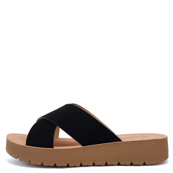 Platform Slide Sandal