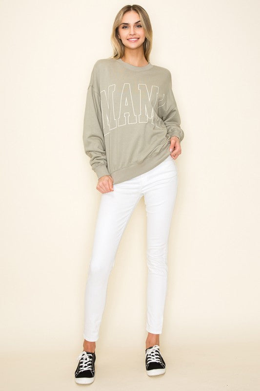 Mama Premium Washed Sweatshirt