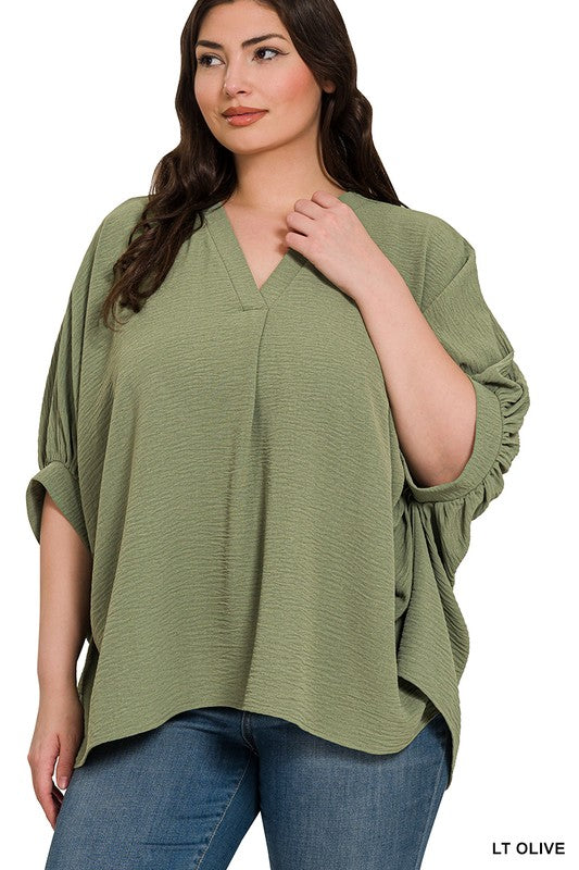 Woven Plus Airflow Blouse