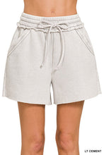 Load image into Gallery viewer, Acid Wash Drawstring Shorts
