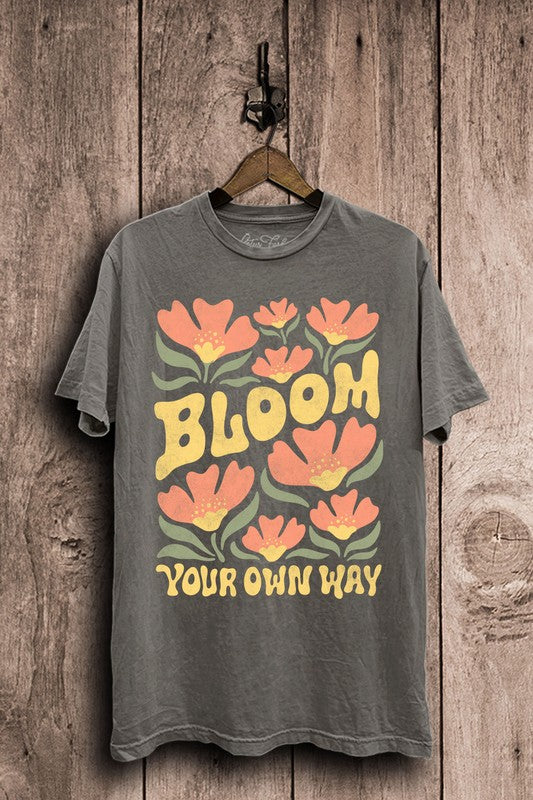 Bloom Your Own Way Plus Graphic Top