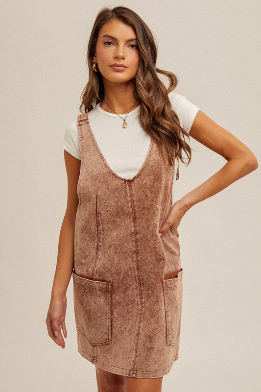 Twill Overall Dress