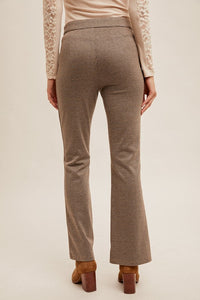 Jaquard Knit Flare Pants