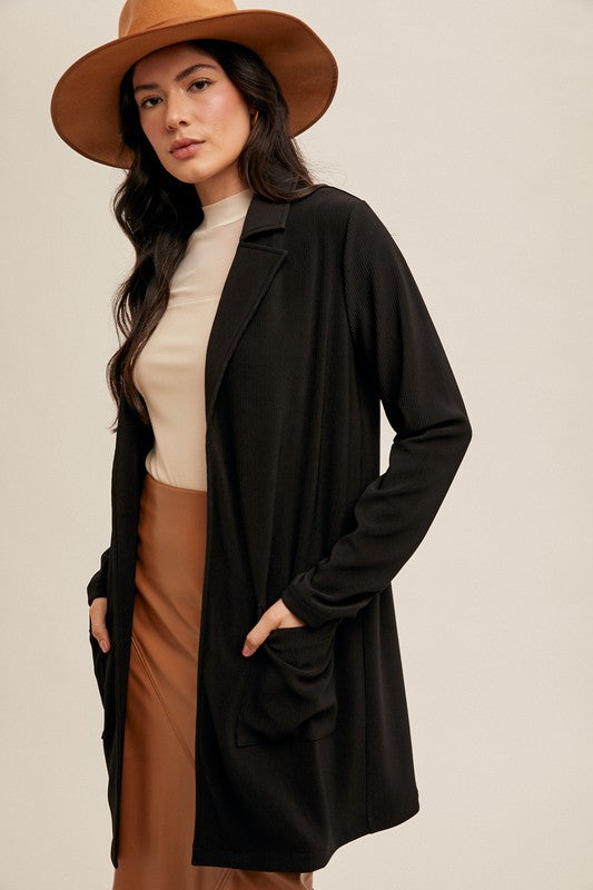 Light Weight Ottoman Coat With Pockets