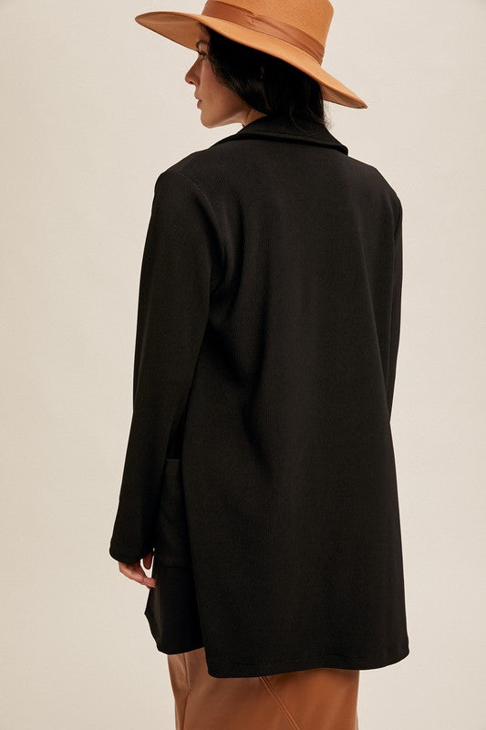 Light Weight Ottoman Coat With Pockets