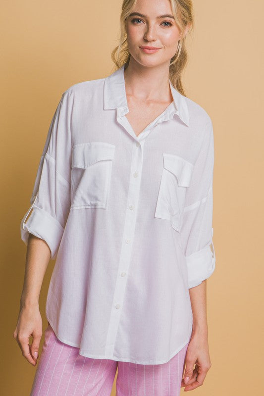 Linen Oversized Shirt