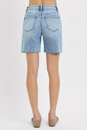 Risen Tummy Control High Rise Mid Length Shorts
