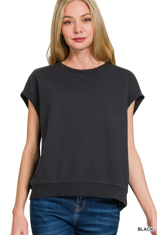 French Terry Sleeveless Top