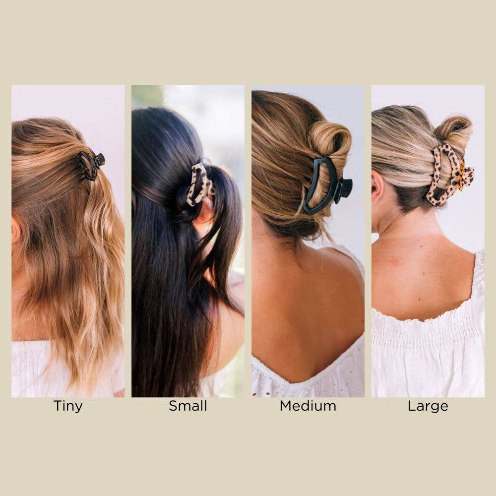Open | Tortoise | Small Hair Clip
