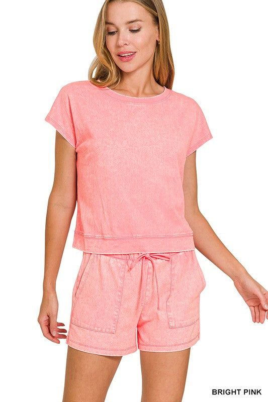 Premium Cotton Washed Sleeveless Top