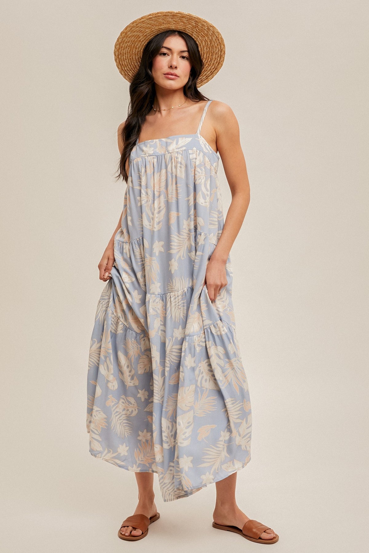 Tropical Maxi Sun Dress