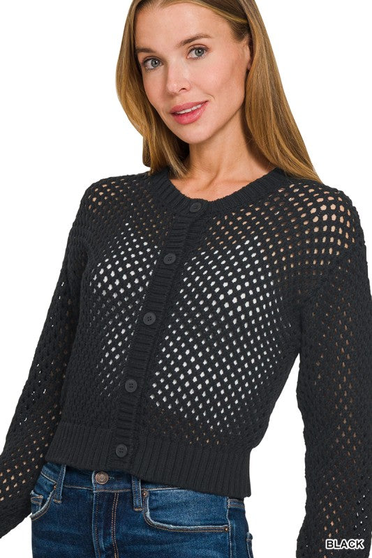 Crochet Cardigan Sweater
