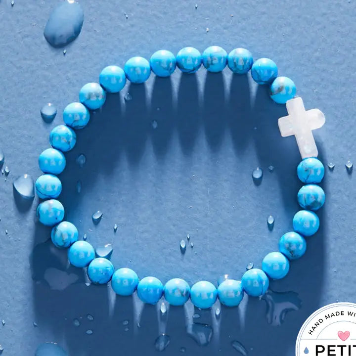 Petite Boy's Holy Water Stretch Bracelet