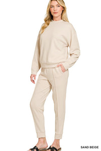 Scuba Mock Neck Pullover & Joggers