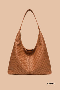 Woven Weave Hobo Shoulder Bag
