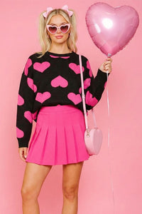 Heart Valentine's Day Sweater