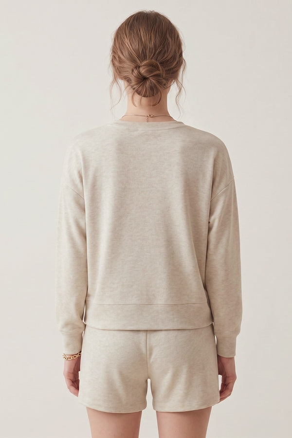 Sweater Knit Crew Top