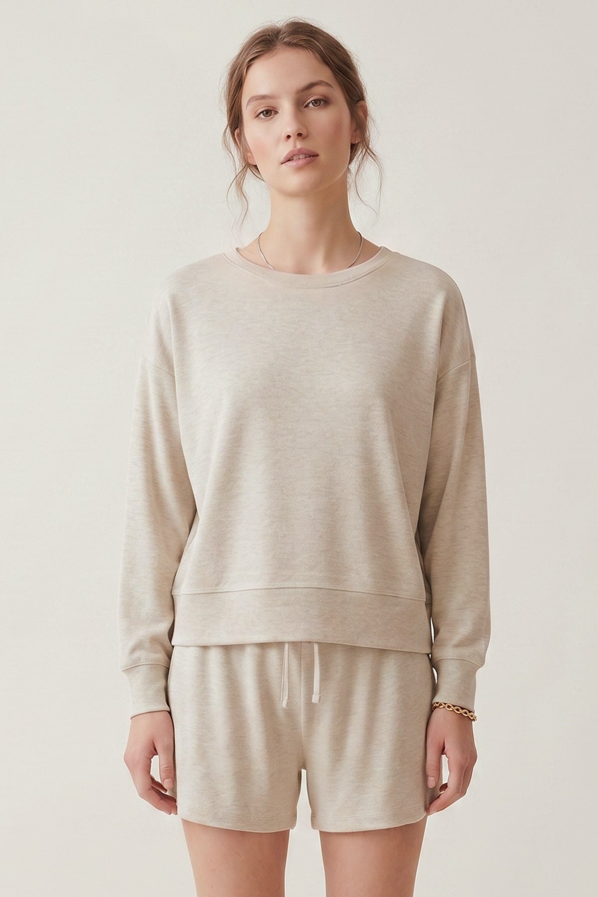 Sweater Knit Crew Top