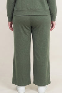 Plus Sweater Knit Drawstring Pants