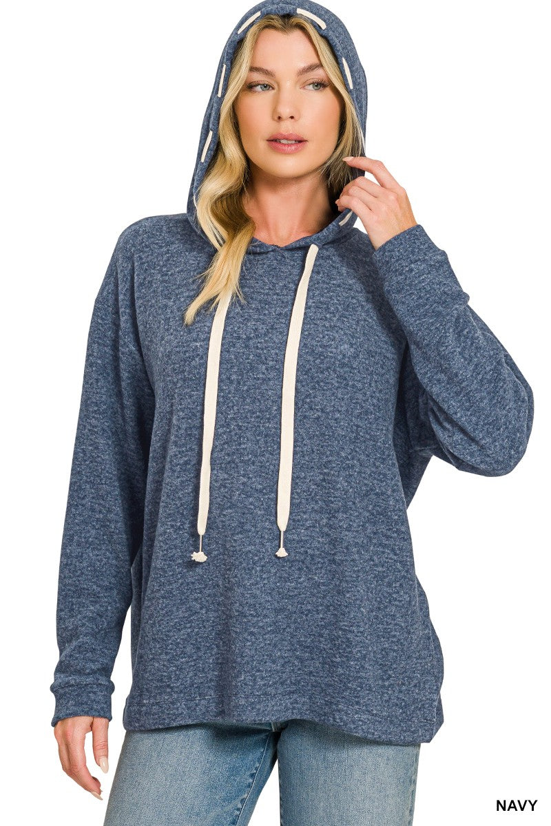 Soft Brushed Hacci Hoodie