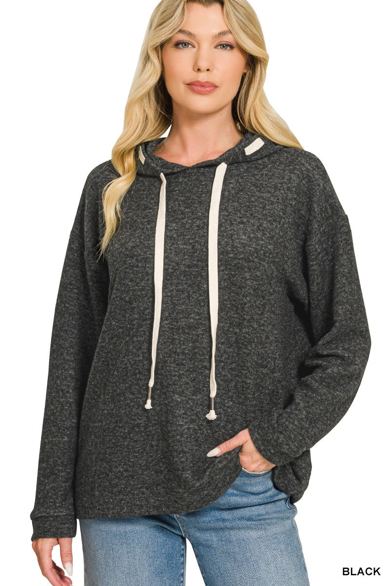 Soft Brushed Hacci Hoodie