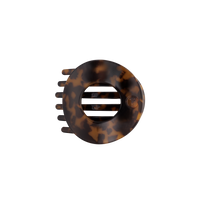 Tortoise | Medium | Flat Circle Hair Clip