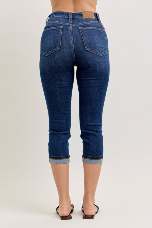 Judy Blue Capri W/ Single Cuff