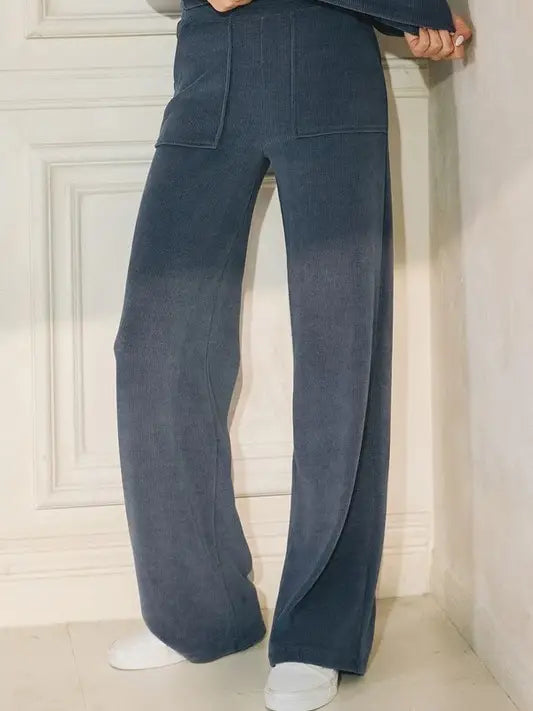 Wide Leg Corduroy Pants