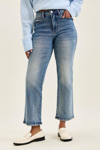 Judy Blue High Waist Tummy Control Ankle Straight Jean