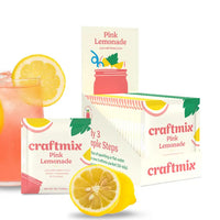 Pink Lemonade Cocktail / Mocktail Mixer