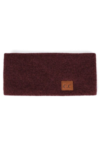 C.C Heather Knit Plain Head Wrap