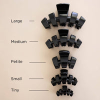 Classic | Jet Black | Petite Claw Clip