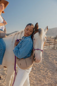 Brixley Caramel Crescent Bag