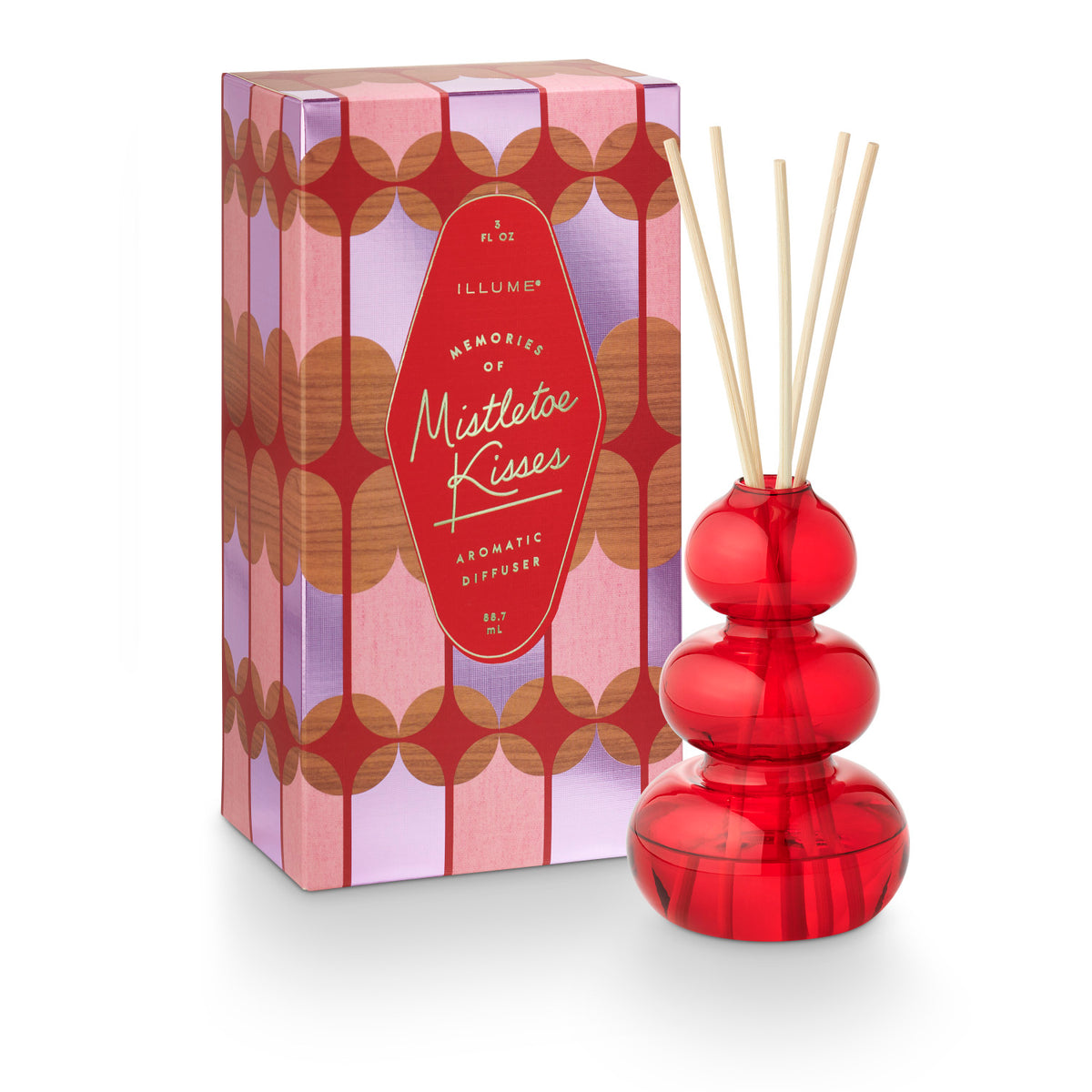 Mistle Toe Kisses Bubbled Diffuser