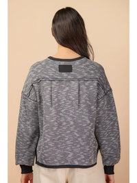 Printed Knit Casual Top