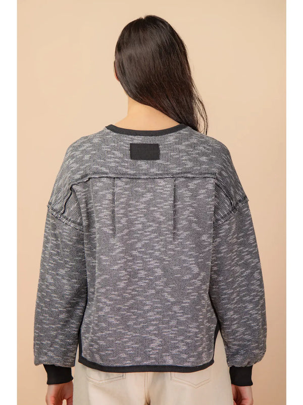 Printed Knit Casual Top