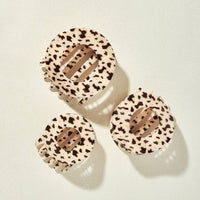 Blonde Tortoise | Large | Flat Circle Hair Clip