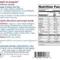 Sugar Cookie Dip Mix