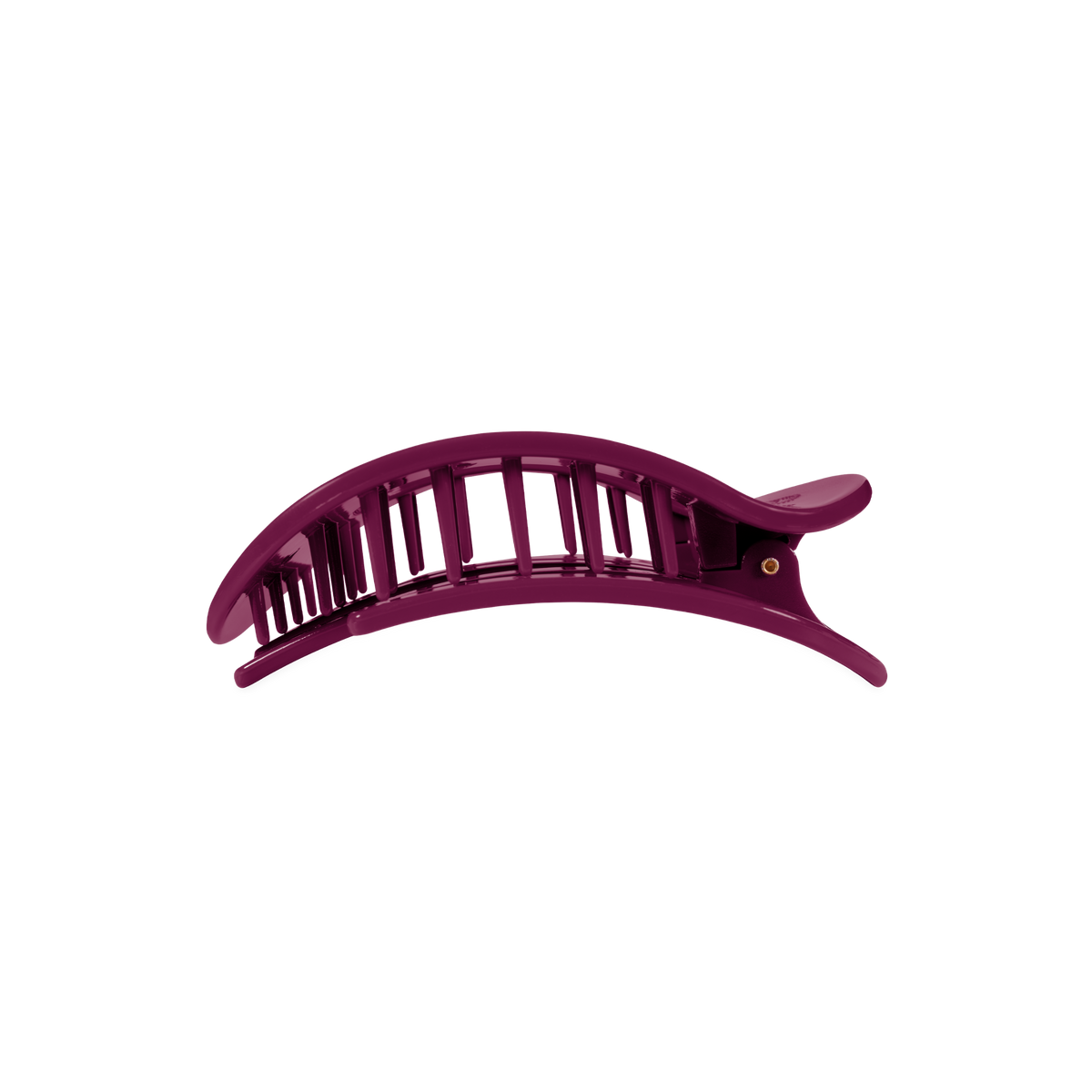 Mulberry | Medium | Flat Round Hair Clip