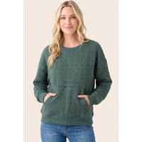 Quilted Sweatshirt