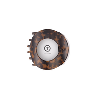 Tortoise | Medium | Flat Circle Hair Clip