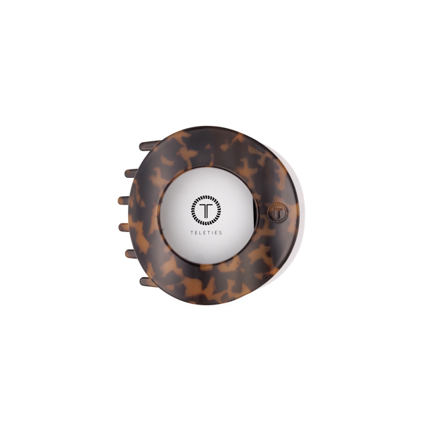 Tortoise | Medium | Flat Circle Hair Clip