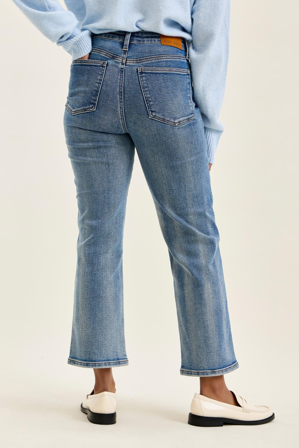 Judy Blue High Waist Tummy Control Ankle Straight Jean