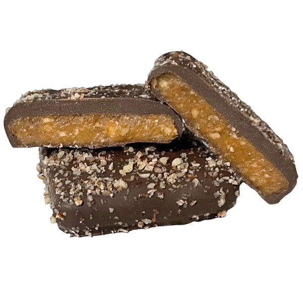 Griff's Pecan Toffee - 2oz Dark Chocolate Toffee
