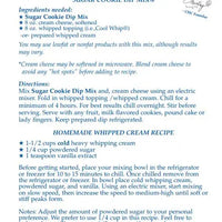 Sugar Cookie Dip Mix