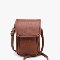 Scottie Distressed Small Crossbody w/ Front Pocket
