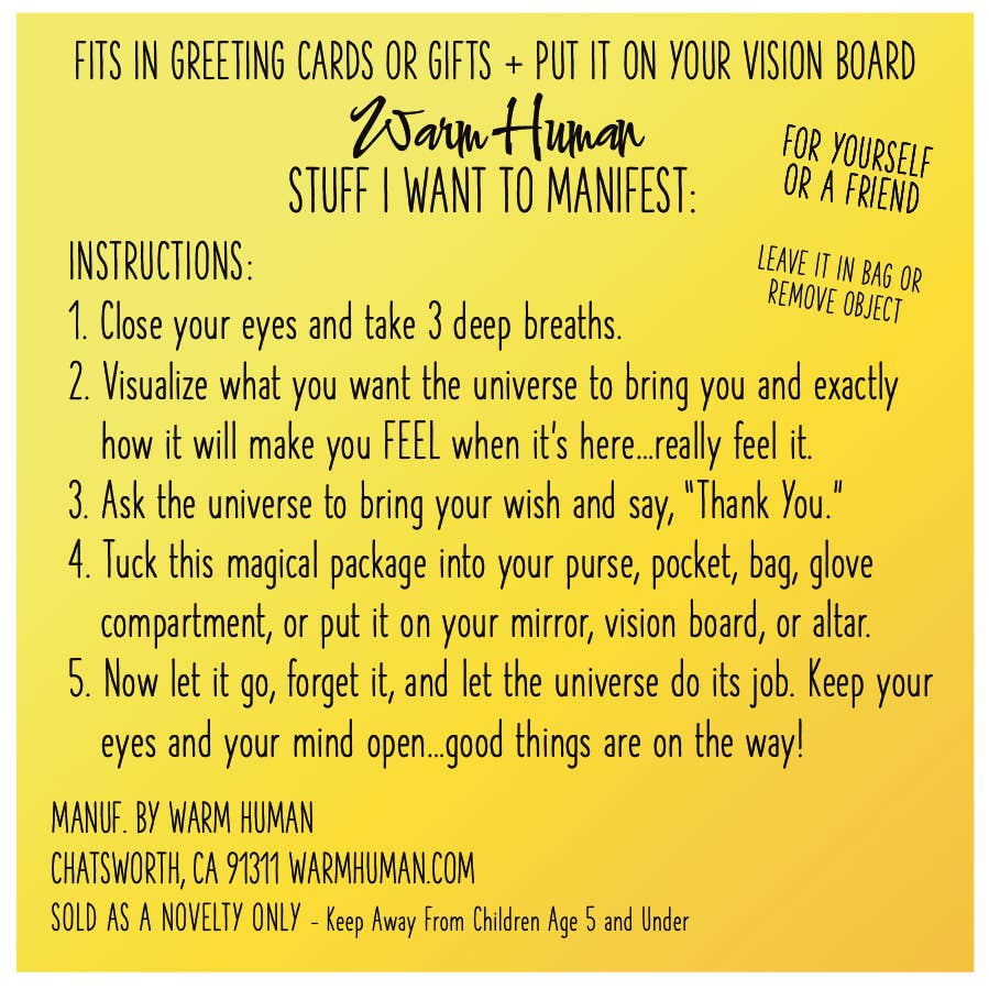 Stuff I Want To Manifest: My Dream Job and Salary