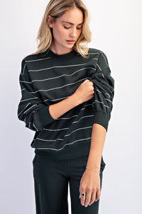 Long Sleeve Modal Stripe Top