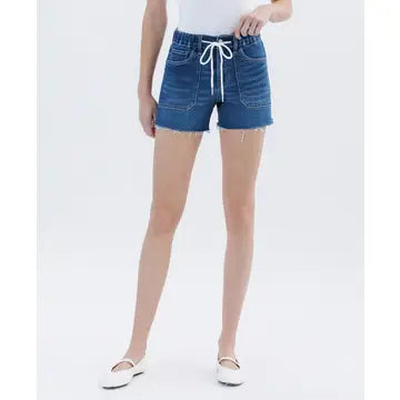 Lovervet By Vervet HR Drawstring Denim Shorts