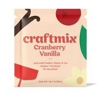 Craftmix Cranberry Vanilla Cocktail / Mocktail Mixer